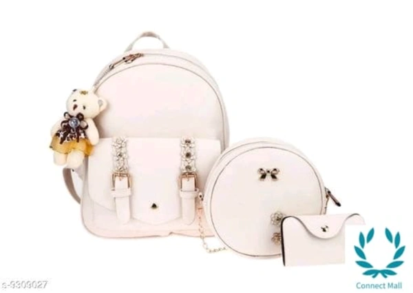  Leather Backpack Set Material: PU